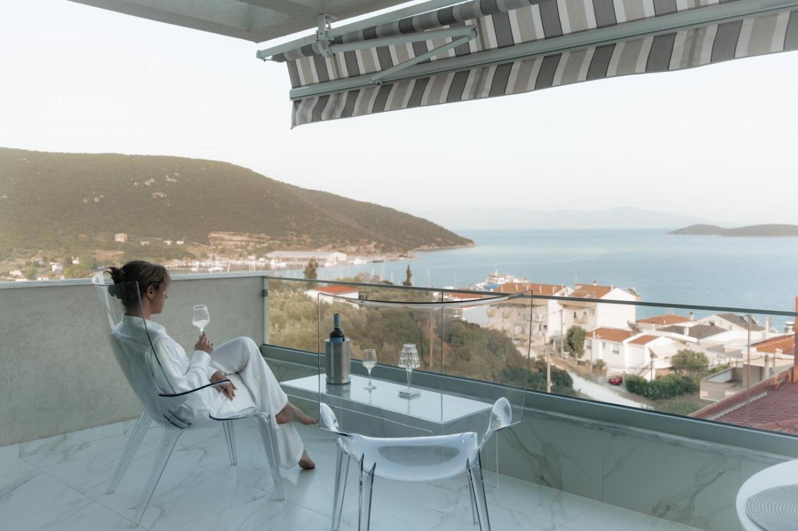 Dk Luxury Suite เนอาเปรามอส ภายนอก รูปภาพ